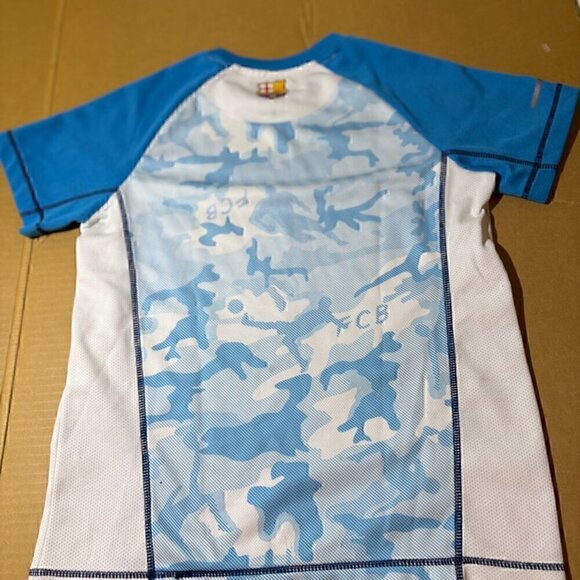 FCB BARCELONA YOUTH SMALL JERSEY SHIRT CAMO FUTBOL SOCCER - Picture 6 of 7